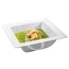 Ciotola Quadrata In Melamina Con Dimensioni L 250 Mm X P 250 Mm X H 88 Mm