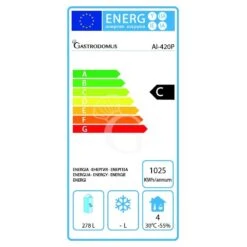 Congelatore A Pozzetto Statico 355 LT - Temperatura -18°/-25°C - Porta Vetro Classe Energetica C -Vendite Gastrodomus congelatore a pozzetto statico 355 lt 18c porta vetro classe energetica c 1