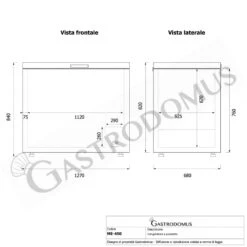 Congelatore A Pozzetto Statico 370 LT -18°C Classe Energetica F 11 Congelatore A Pozzetto Statico 370 LT -18°C Classe Energetica F -Vendite Gastrodomus congelatore a pozzetto statico 370 lt 18c classe energetica f 4