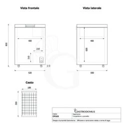 Congelatore A Pozzetto Statico 92 LT -25 °C -Vendite Gastrodomus congelatore a pozzetto statico 92 lt 25 c 9