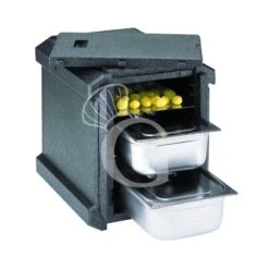 Contenitore Isotermico In Polipropilene Per Gastronorm 83 LT L 630 Mm X P 500 Mm X H 585 Mm