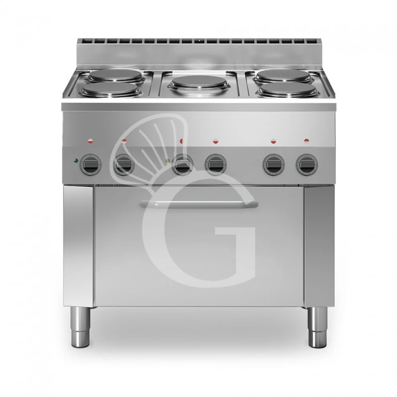 Cucina Professionale Elettrica 5 Piastre Forno Elettrico A Convezione GN1/1 Profondità 600 Mm 3 Cucina Professionale Elettrica 5 Piastre Forno Elettrico A Convezione GN1/1 Profondità 600 Mm