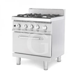 Cucina Professionale A Gas 4 Fuochi Forno A Gas Statico Profondità 700 Mm 8 Cucina Professionale A Gas 4 Fuochi Forno A Gas Statico Profondità 700 Mm -Vendite Gastrodomus cucina gas 4 fuochi forno a gas bacinelle smaltate 2