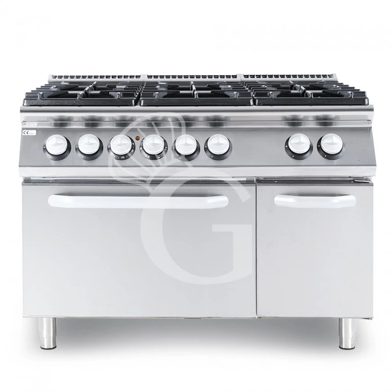 Cucina Professionale A Gas 6 Fuochi Forno Elettrico A Convezione Armadio Neutro Profondità 900 Mm 3 Cucina Professionale A Gas 6 Fuochi Forno Elettrico A Convezione Armadio Neutro Profondità 900 Mm