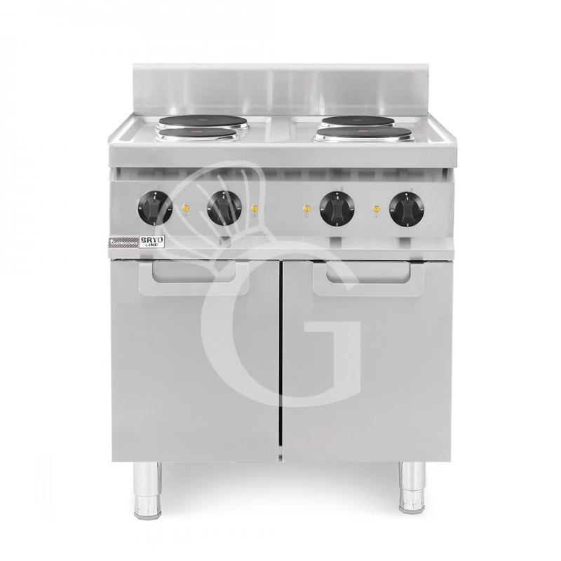 Cucina Professionale Elettrica 4 Piastre Su Armadio Chiuso Profondità 700 Mm 3 Cucina Professionale Elettrica 4 Piastre Su Armadio Chiuso Profondità 700 Mm