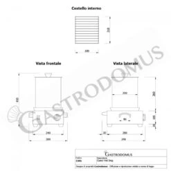 Cuoci Hot Dog Con Potenza 800 W E Dimensioni L 350 Mm X P 350 Mm X H 440 Mm -Vendite Gastrodomus cuoci hot dog con potenza 800 w e dimensioni l 350 mm x p 350 mm x h 440 mm 4
