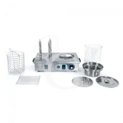 Cuoci Hot Dog 700 W 3 Spiedi L 480 Mm X P 310 Mm X H 413 Mm -Vendite Gastrodomus cuoci hot dog potenza 700 w 3 spiedi l 480 mm x p 310 mm x h 413 mm 2