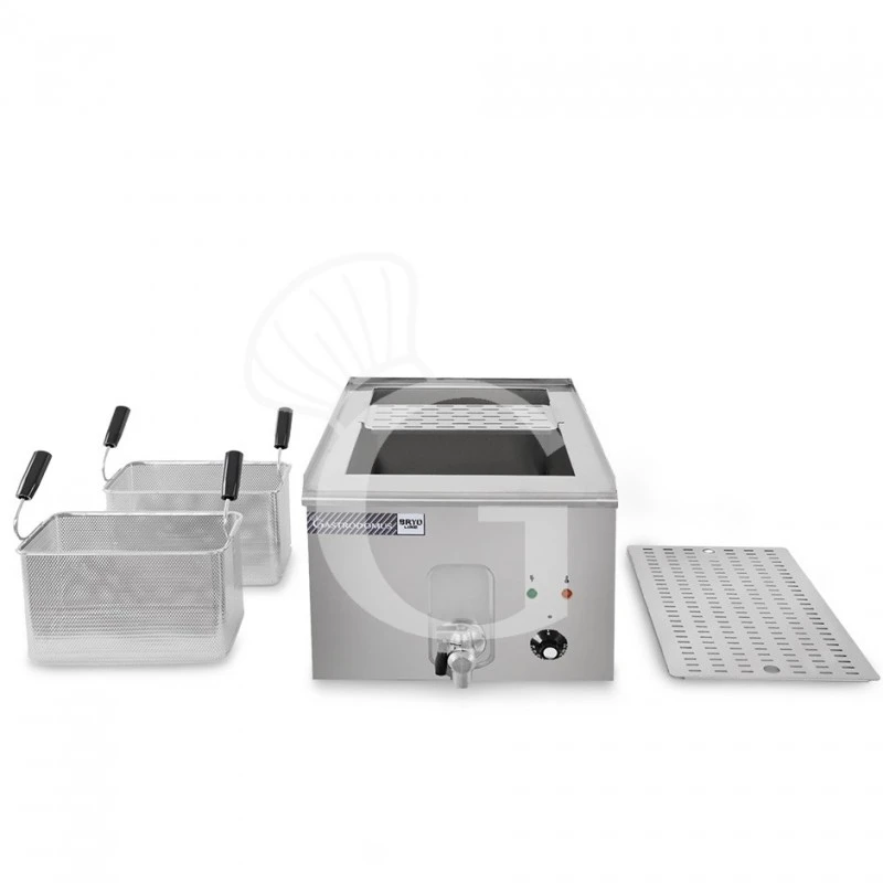 Bollitore Pasta Elettrico Da Banco 1 Vasca L 400 Mm X P 680 Mm X H 370 Mm 20 LT 4500 W 5 Bollitore Pasta Elettrico Da Banco 1 Vasca L 400 Mm X P 680 Mm X H 370 Mm 20 LT 4500 W - immagine 3