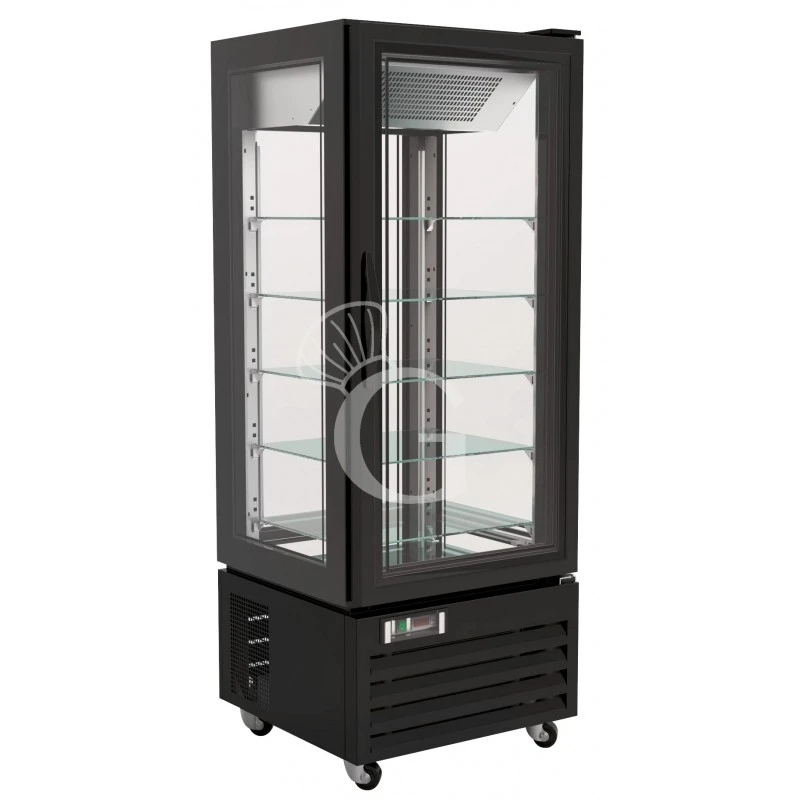 Espositore Negativo Ventilato, 4 Lati Vetro Con Finitura Color Nero 431 LT, Temperatura -18°C / -22°C Classe Energetica D 3 Espositore Negativo Ventilato, 4 Lati Vetro Con Finitura Color Nero 431 LT, Temperatura -18°C / -22°C Classe Energetica D