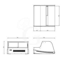 Espositore Refrigerato Ventilato Da Banco Con Esterno Nero E Inox 175 LT Luce Interna LED 13 Espositore Refrigerato Ventilato Da Banco Con Esterno Nero E Inox 175 LT Luce Interna LED -Vendite Gastrodomus espositore refrigerato ventilato da banco con esterno nero e inox 175 lt luce interna led 3