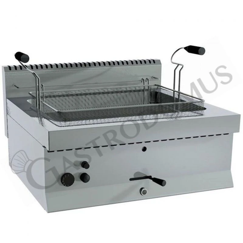 Friggitrice A Gas Per Pasticceria Da Banco 1 Vasca 21 LT L 700 Mm X P 650 Mm X H 285 Mm 3 Friggitrice A Gas Per Pasticceria Da Banco 1 Vasca 21 LT L 700 Mm X P 650 Mm X H 285 Mm