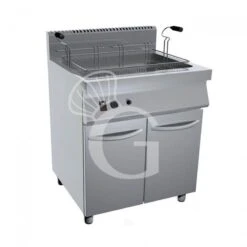 Friggitrice A Gas Per Pasticceria Su Mobile 1 Vasca 45 LT L 800 Mm X P 730 Mm X H 900 Mm