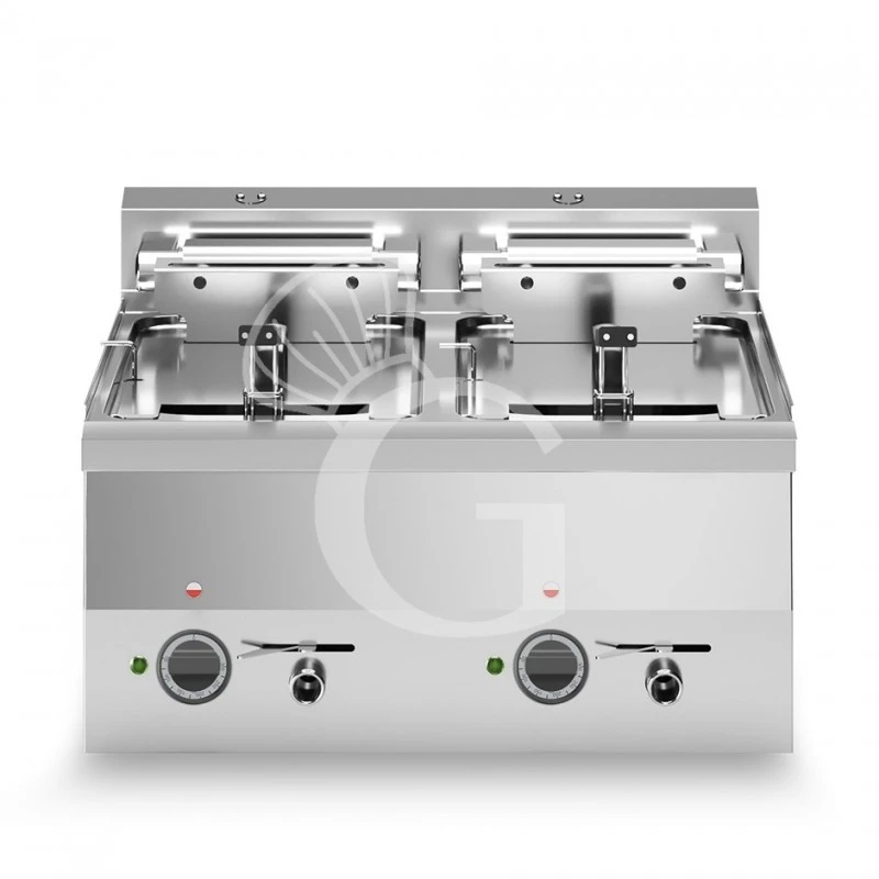 Friggitrice Industriale Elettrica Da Banco 2 Vasche 10 LT + 10 LT 15 Kw Trifase 3 Friggitrice Industriale Elettrica Da Banco 2 Vasche 10 LT + 10 LT 15 Kw Trifase