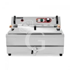 Friggitrice Elettrica Da Banco Con 1 Vasca Capacità 30 LT Con Controllo Temperatura, Potenza 4,8 KW, Monofase