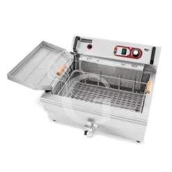 Friggitrice Elettrica Da Banco Con 1 Vasca Capacità 30 LT Con Controllo Temperatura, Potenza 4,8 KW, Monofase -Vendite Gastrodomus friggitrice elettrica da banco con 1 vasca capacita 30 lt con controllo temperatura 4800 w monofase 3