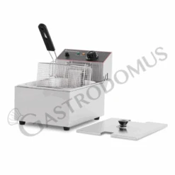 Friggitrice Elettrica Da Banco 1 Vasca 6 LT Potenza 2,5 KW Monofase -Vendite Gastrodomus friggitrice elettrica da banco con 1 vasca capacita 6 lt 25 kw monofase 3