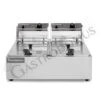 Friggitrice Elettrica Da Banco 2 Vasche Capacità 6+6 LT Potenza 2,5+2,5 KW Monofase -Vendite Gastrodomus friggitrice elettrica da banco con 2 vasche capacita 66 lt 2525 kw monofase
