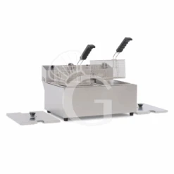 Friggitrice Elettrica Da Banco 2 Vasche 8+8 LT Potenza 2,8+2,8 KW Monofase -Vendite Gastrodomus friggitrice elettrica da banco con 2 vasche capacita 88 lt 31003100w monofase 3