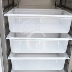 Armadio Refrigerato Ventilato Per Verdure 3 Porte -2°C/+10°C 1400 LT Classe Energetica A -Vendite Gastrodomus frigo 1400 litri in acciaio inox ventilato con 3 porte temperatura 2c10c per verdure 2