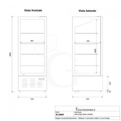 Frigo Bibite Ventilato 1 Porta Battente 357 LT 2°C/+8°C Colore Bianco 21 Frigo Bibite Ventilato 1 Porta Battente 357 LT 2°C/+8°C Colore Bianco -Vendite Gastrodomus frigo bibite ventilato 1 porta battente 357 lt 2c8c colore bianco 7