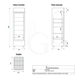 Frigo Bibite Ventilato 1 Porta Con Canopy 150 LT 0°C/+10°C Colore Nero 21 Frigo Bibite Ventilato 1 Porta Con Canopy 150 LT 0°C/+10°C Colore Nero -Vendite Gastrodomus frigo bibite ventilato 1 porta con canopy 150 lt 0c10c colore nero 9
