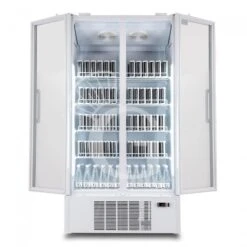 Frigo Bibite Ventilato 2 Porte Battenti 1021 LT 2°C/+8°C Colore Bianco -Vendite Gastrodomus frigo bibite ventilato 2 porte battenti 1021 lt 2c8c colore bianco 3