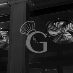 Frigo Bibite Ventilato 2 Porte Battenti 1021 LT 2°C/+8°C Colore Nero -Vendite Gastrodomus frigo bibite ventilato 2 porte battenti 1021 lt 2c8c colore nero 6