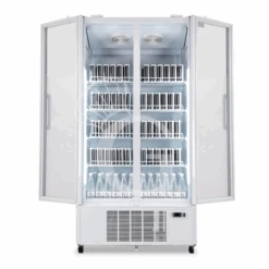 Frigo Bibite Ventilato 2 Porte Battenti 751 LT 2°C/+8°C Colore Bianco -Vendite Gastrodomus frigo bibite ventilato 2 porte battenti 751 lt 2c8c colore bianco 2