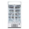 Frigo Bibite Ventilato 2 Porte Battenti Con Canopy 1001 LT 2°C/+8°C Colore Bianco -Vendite Gastrodomus frigo bibite ventilato 2 porte battenti con canopy 1001 lt 2c8c colore bianco