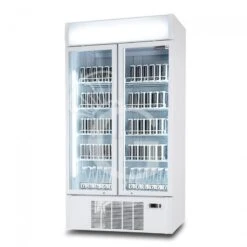 Frigo Bibite Ventilato 2 Porte Battenti Con Canopy 1001 LT 2°C/+8°C Colore Bianco -Vendite Gastrodomus frigo bibite ventilato 2 porte battenti con canopy 1001 lt 2c8c colore bianco 2