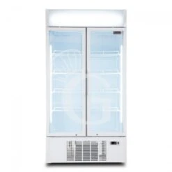 Frigo Bibite Ventilato 2 Porte Battenti Con Canopy 1001 LT 2°C/+8°C Colore Bianco -Vendite Gastrodomus frigo bibite ventilato 2 porte battenti con canopy 1001 lt 2c8c colore bianco 3