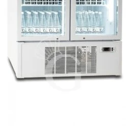 Frigo Bibite Ventilato 2 Porte Battenti Con Canopy 1001 LT 2°C/+8°C Colore Bianco -Vendite Gastrodomus frigo bibite ventilato 2 porte battenti con canopy 1001 lt 2c8c colore bianco 6