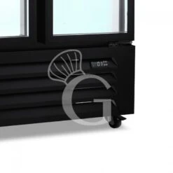 Frigo Bibite Ventilato 2 Porte Battenti Con Canopy 490 LT 0°C/+10°C Colore Nero -Vendite Gastrodomus frigo bibite ventilato 2 porte battenti con canopy 490 lt 0c10c colore nero 6