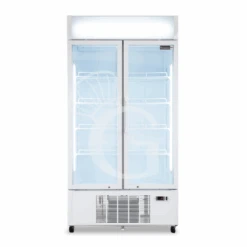 Frigo Bibite Ventilato 2 Porte Battenti Con Canopy 736 LT 2°C/+8°C Colore Bianco -Vendite Gastrodomus frigo bibite ventilato 2 porte battenti con canopy 736 lt 2c8c colore bianco 1