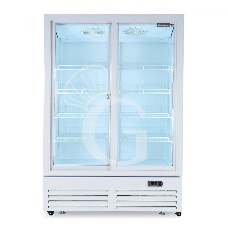 Frigo Bibite Ventilato 2 Porte Scorrevoli 1021 LT 2°C/+8°C Colore Bianco - immagine 5