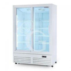 Frigo Bibite Ventilato 2 Porte Scorrevoli 1021 LT 2°C/+8°C Colore Bianco -Vendite Gastrodomus frigo bibite ventilato 2 porte scorrevoli 1021 lt 2c8c colore bianco 4
