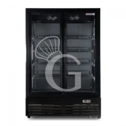 Frigo Bibite Ventilato 2 Porte Scorrevoli 1021 LT 2°C/+8°C Colore Nero -Vendite Gastrodomus frigo bibite ventilato 2 porte scorrevoli 1021 lt 2c8c colore nero 3