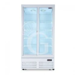 Frigo Bibite Ventilato 2 Porte Scorrevoli 751 LT 2°C/+8°C Colore Bianco -Vendite Gastrodomus frigo bibite ventilato 2 porte scorrevoli 751 lt 2c8c colore bianco 1