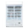 Frigo Bibite Ventilato 2 Porte Scorrevoli Con Canopy 1001 LT 2°C/+8°C Colore Bianco -Vendite Gastrodomus frigo bibite ventilato 2 porte scorrevoli con canopy 1001 lt 2c8c colore bianco