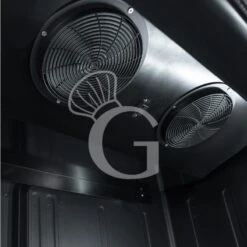 Frigo Bibite Ventilato 2 Porte Scorrevoli Con Canopy 1001 LT 2°C/+8°C Colore Nero -Vendite Gastrodomus frigo bibite ventilato 2 porte scorrevoli con canopy 1001 lt 2c8c colore nero 5