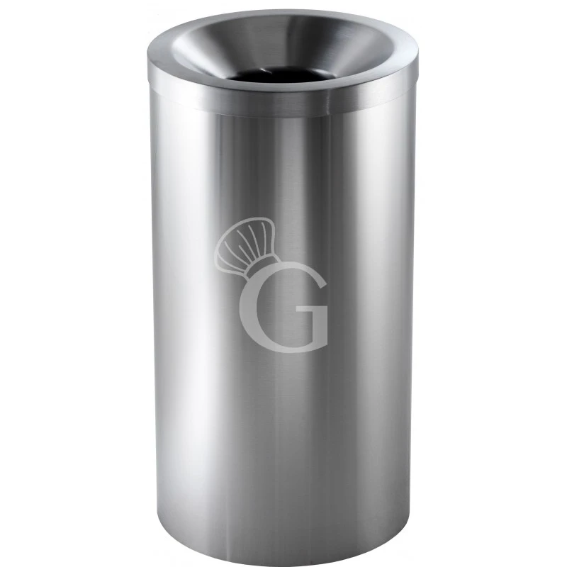 Gettacarte In Acciaio Inox Satinato Diametro 310 Mm 50 LT 3 Gettacarte In Acciaio Inox Satinato Diametro 310 Mm 50 LT
