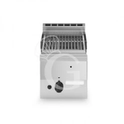 Griglia A Gas E Pietra Lavica Da Banco Con 1 Zona Di Cottura In Acciaio E Profondità 600 Mm