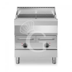 Griglia Ad Acqua Elettrica Doppia Su Mobile Chiuso Profondità 700 Mm