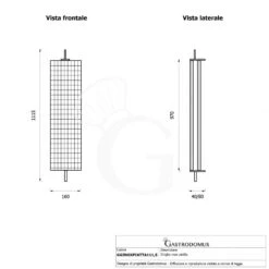 Griglia Inox Piatta Lunghezza 1115 Mm 5 Griglia Inox Piatta Lunghezza 1115 Mm -Vendite Gastrodomus griglia inox piatta lunghezza 1115 cm 1