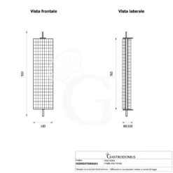 Griglia Inox Tonda Lunghezza 910 Mm 5 Griglia Inox Tonda Lunghezza 910 Mm -Vendite Gastrodomus griglia inox tonda lunghezza 91 cm 1