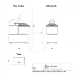 Impastatrice A Spirale Testa E Vasca Fisse Comandi Digitali - 16 LT - Monofase - 1 Velocità 17 Impastatrice A Spirale Testa E Vasca Fisse Comandi Digitali - 16 LT - Monofase - 1 Velocità -Vendite Gastrodomus impastatrice a spirale testa e vasca fisse comandi digitali 16 lt monofase 1 velocita 7