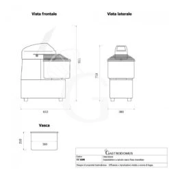 Impastatrice A Spirale Testa E Vasca Fisse Comandi Digitali - 32 LT - Monofase - 1 Velocità 15 Impastatrice A Spirale Testa E Vasca Fisse Comandi Digitali - 32 LT - Monofase - 1 Velocità -Vendite Gastrodomus impastatrice a spirale testa e vasca fisse comandi digitali 32 lt monofase 1 velocita 6