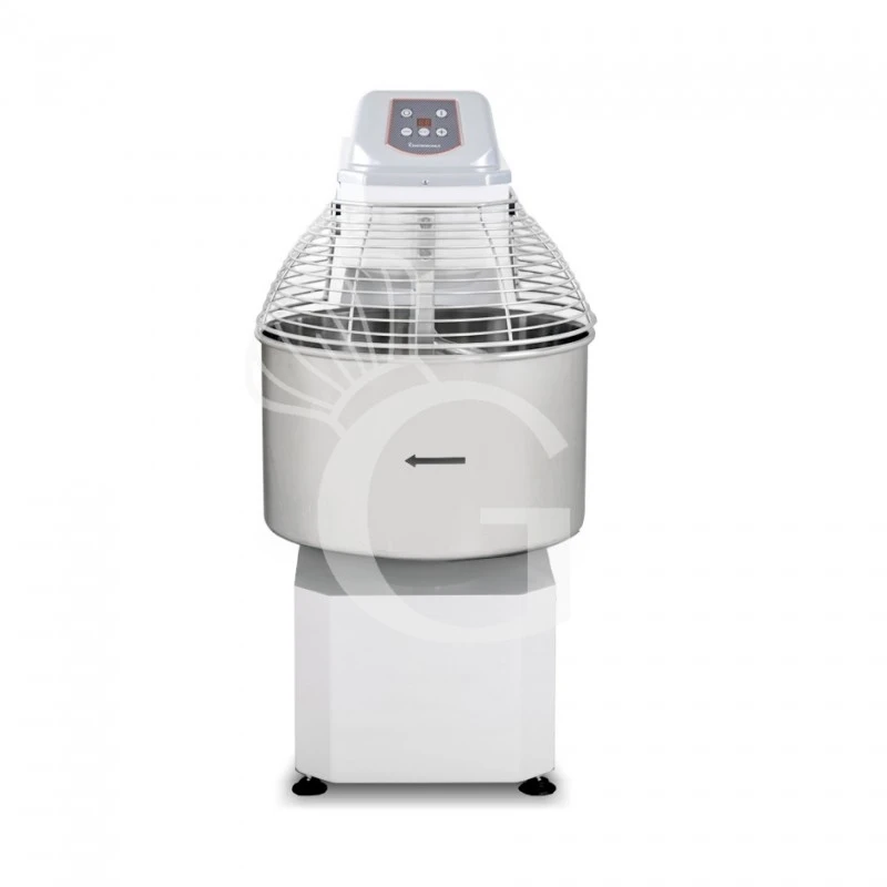 Impastatrice A Spirale Testa E Vasca Fisse Comandi Digitali - 62 LT - Monofase - 1 Velocità 3 Impastatrice A Spirale Testa E Vasca Fisse Comandi Digitali - 62 LT - Monofase - 1 Velocità