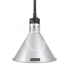 Lampada Riscaldante Color Argento Diametro 270 Mm Luce Bianca