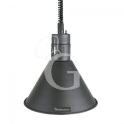 Lampada Riscaldante Color Nero Diametro 270 Mm Luce Bianca